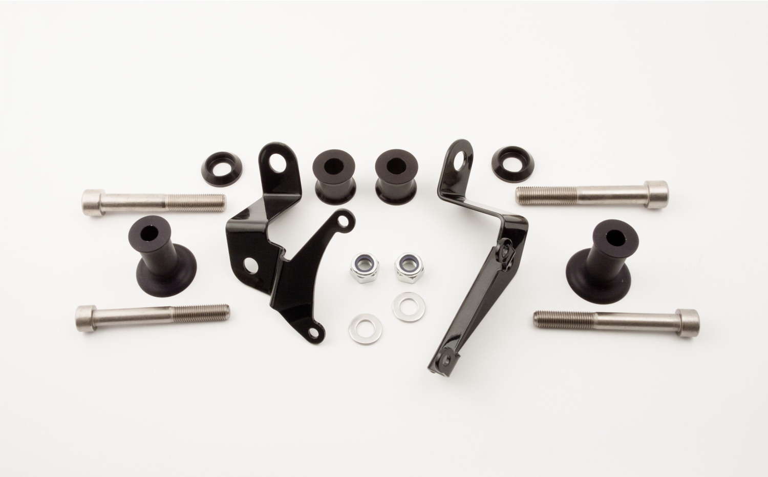 LSL Crash Pad Mounting Kit for Triumph Thruxton/R, 2016-, black