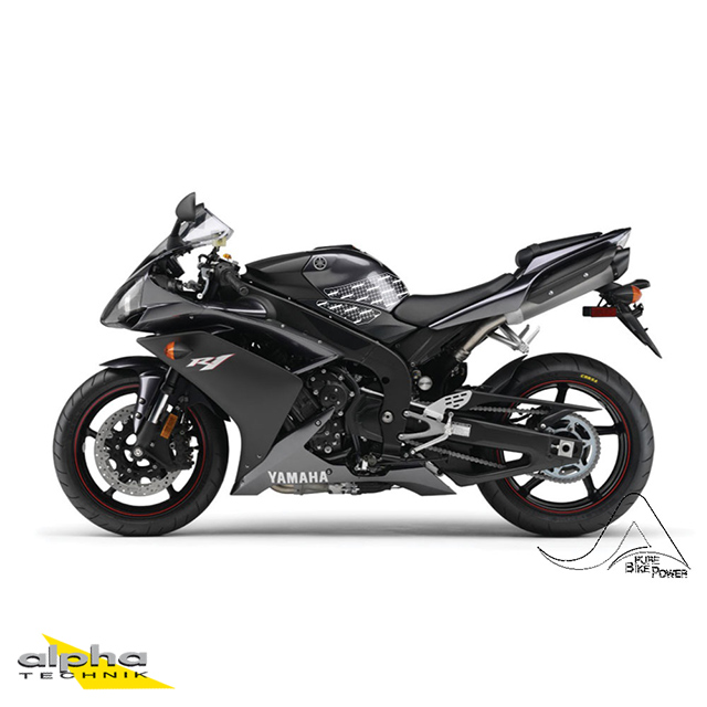 Stompgrip black, Volcano, for Yamaha YZF-R1, 2007-08