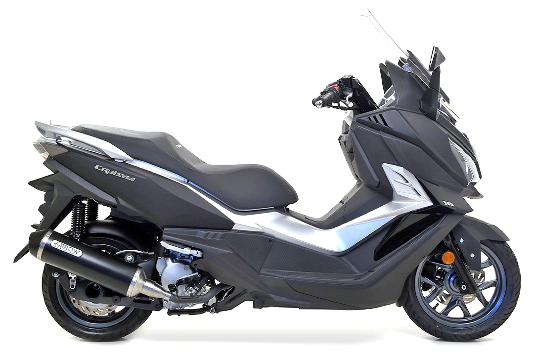 ARROW DARK URBAN Exhaust for SYM Cruisym 300i Model Year 2017-