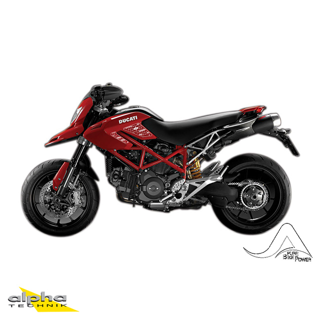 Stompgrip clear, Volcano, for Ducati Hypermotard 1100, 2007-12