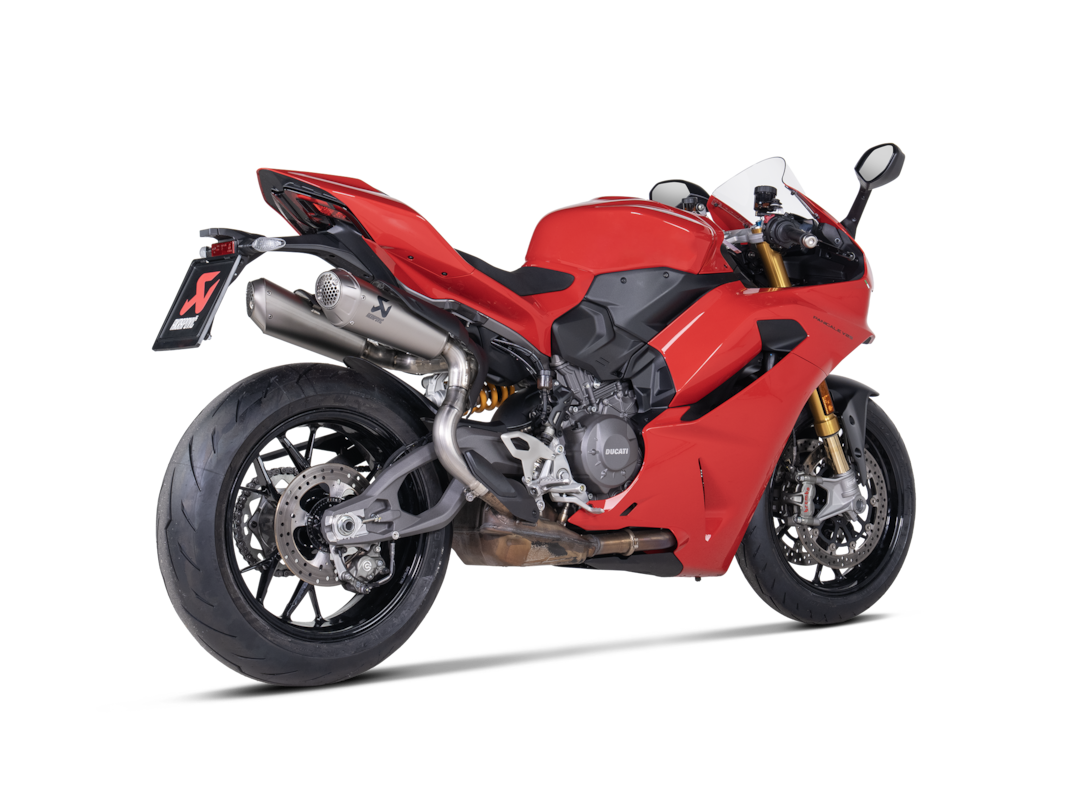 Akrapovic Slip-On Line (Titanium) Exhaust for Ducati Panigale V2, Streetfighter V2 Model Year 2025-