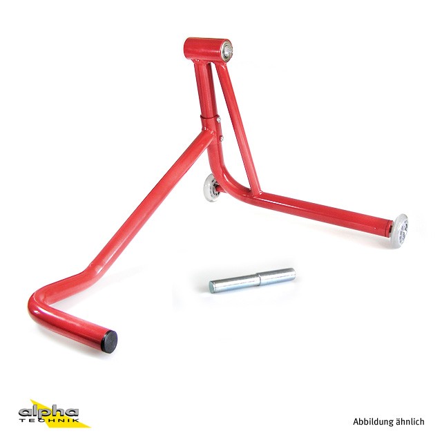 FG paddock stand rear, collapsible, red, Honda