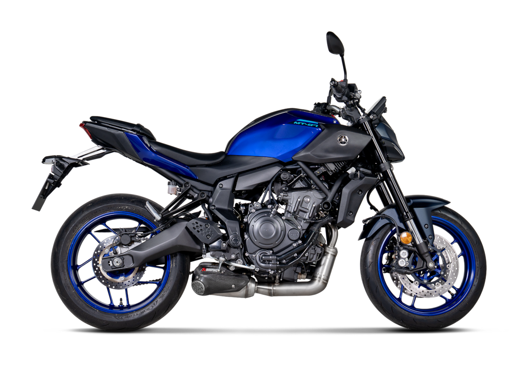 Akrapovic Racing Line (Titanium) exhaust system for Yamaha MT-07, FZ-07 2021-2025, Tracer 7, GT, 2020-2025