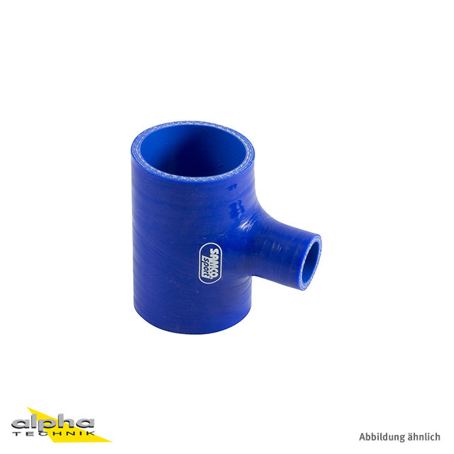 SAMCO SPORT Silicone Hose Standard T-Piece Blue, Inner Diameter 51 mm, Outlet 25 mm