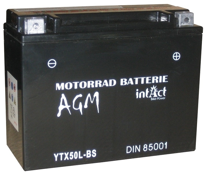 Intact AGM Battery YTX50L-BS