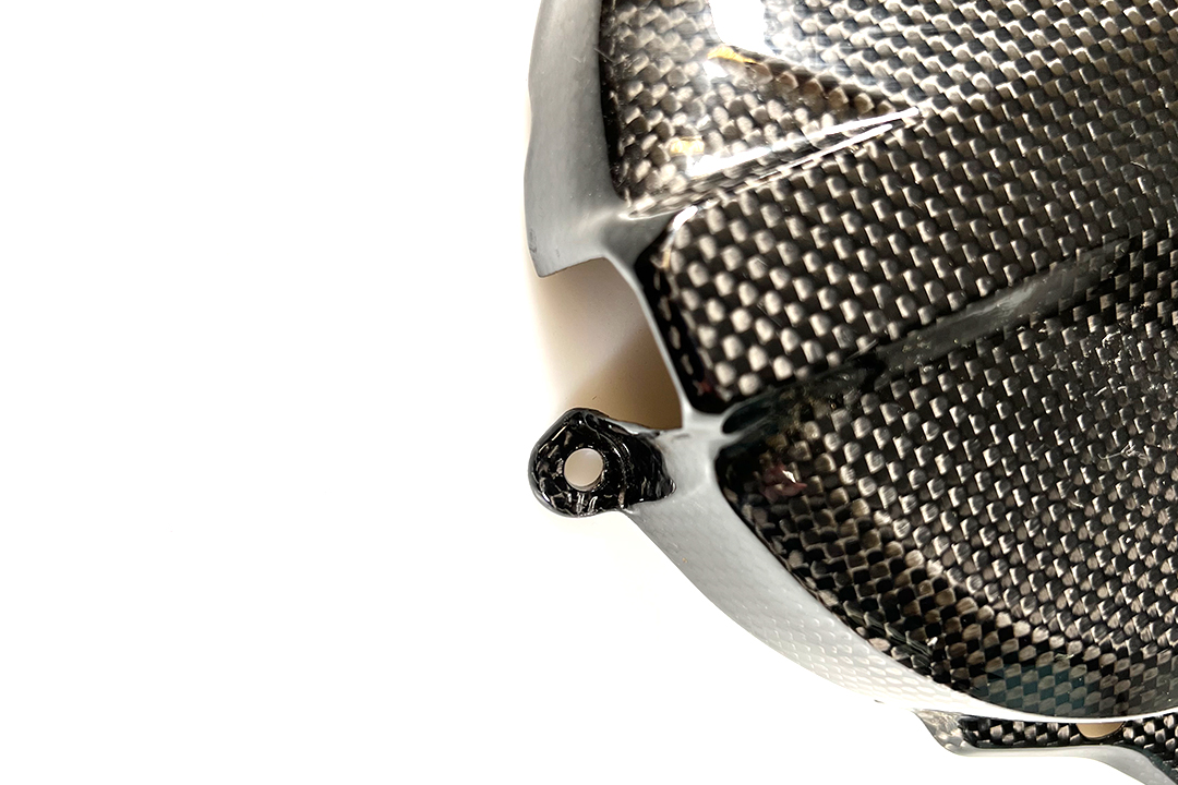 Motordeckelabdeckung links, Carbon