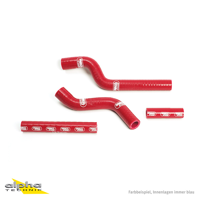 SAMCO SPORT Silicone Hose Kit red for Yamaha YZ250F model year 2007-2009