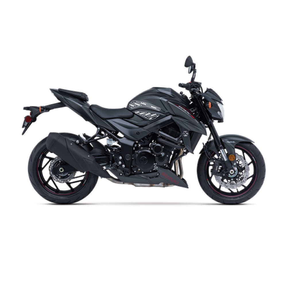 Stompgrip Traction Pads, black, for Suzuki GSX-S 750, from 2018-22