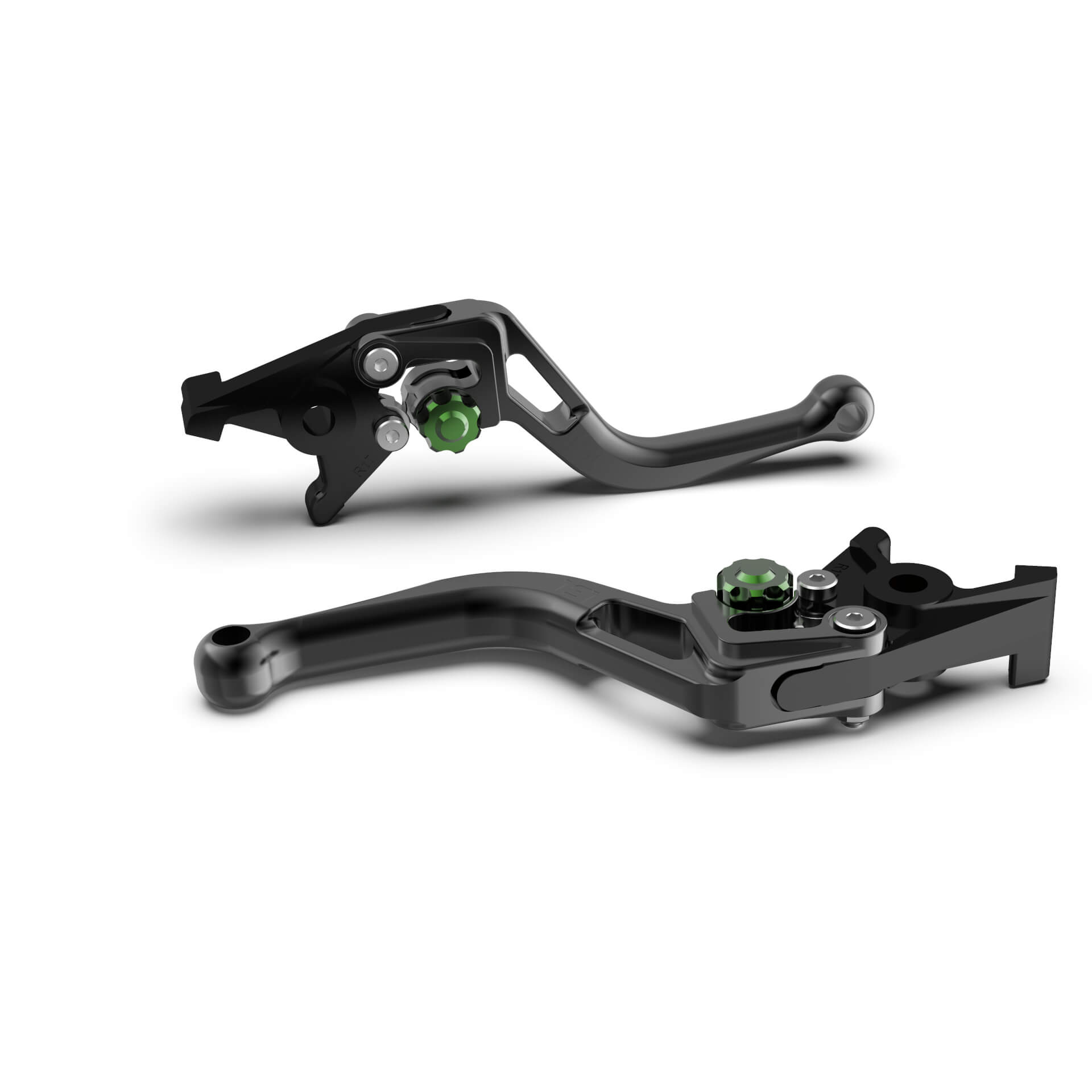 LSL clutch lever BOW L54, short, black/green