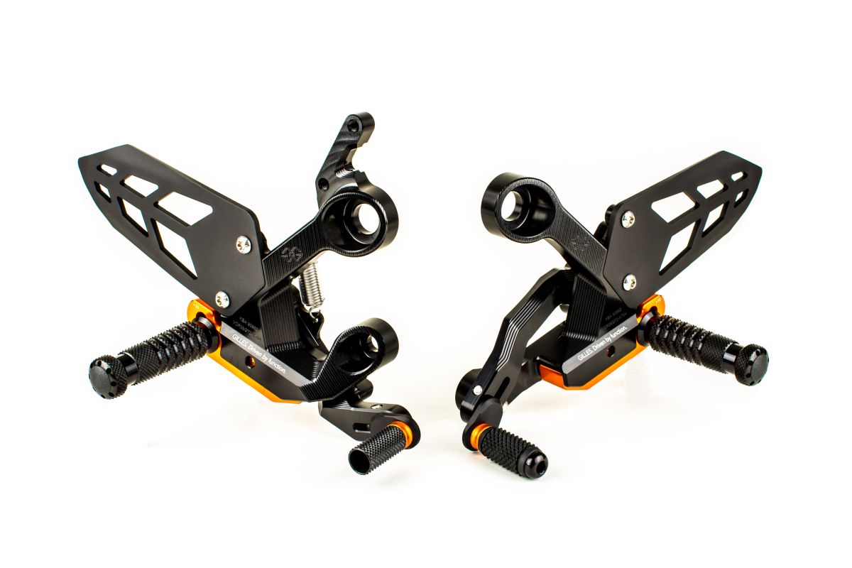 GILLES VCR footrest rearset system for KTM 790 Duke, 2018-