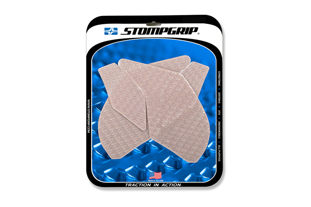 Stompgrip clear, Icon, for Kawasaki, Ninja 250SL, Z300 2015-2016, Ninja 300 2013-2017, Z250SL 2015-2017