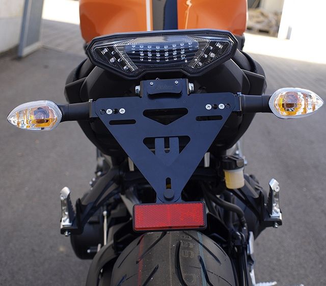 alpha Technik number plate holder for Yamaha MT09/ABS; Type RN29; Model year 2013-2016