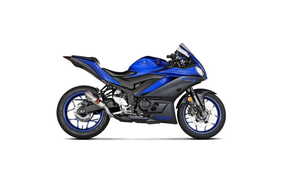 Akrapovic Slip-On Line (Titanium) for Yamaha R3 / MT-03 from model year 2022-