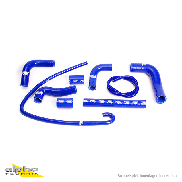 SAMCO SPORT Silicone Hose Kit blue for Ducati Monster S4RS Model Year 2006-2009