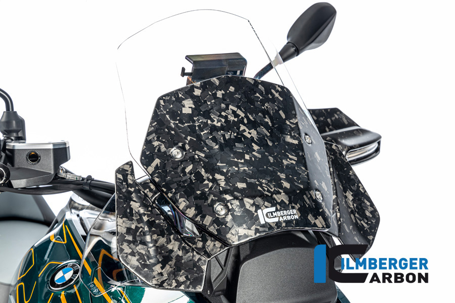 Ilmberger Carbon Wind Deflector right side R/S, Black Diamond Carbon, matt, BMW R1300GS 2023-