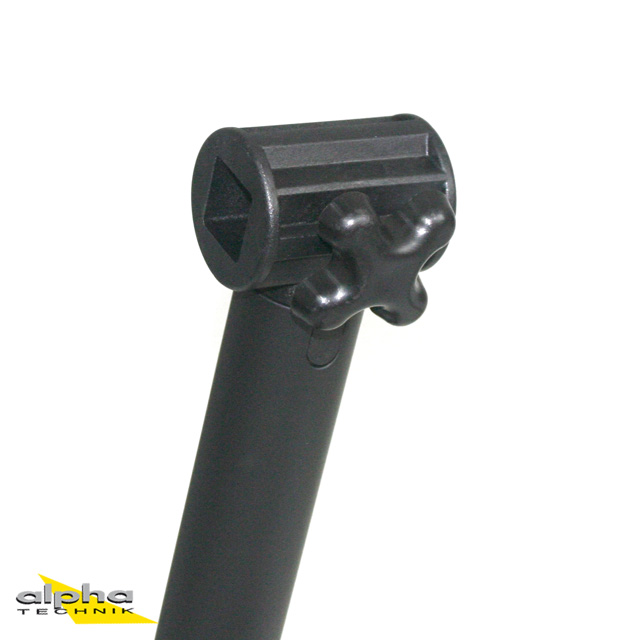 alpha Technik Paddock Stand front Low with Cone Mounts