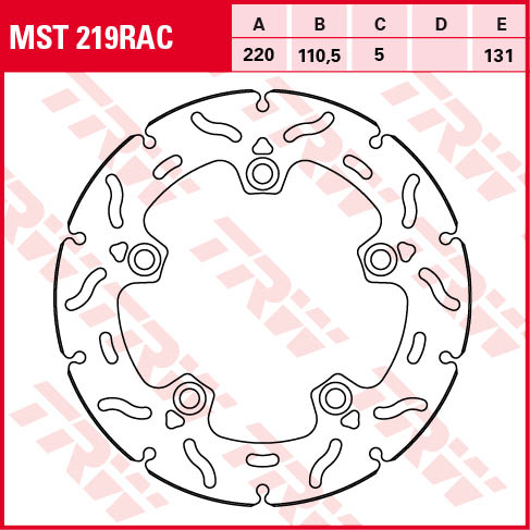 TRW brake disc Sportive fixed MST219RAC