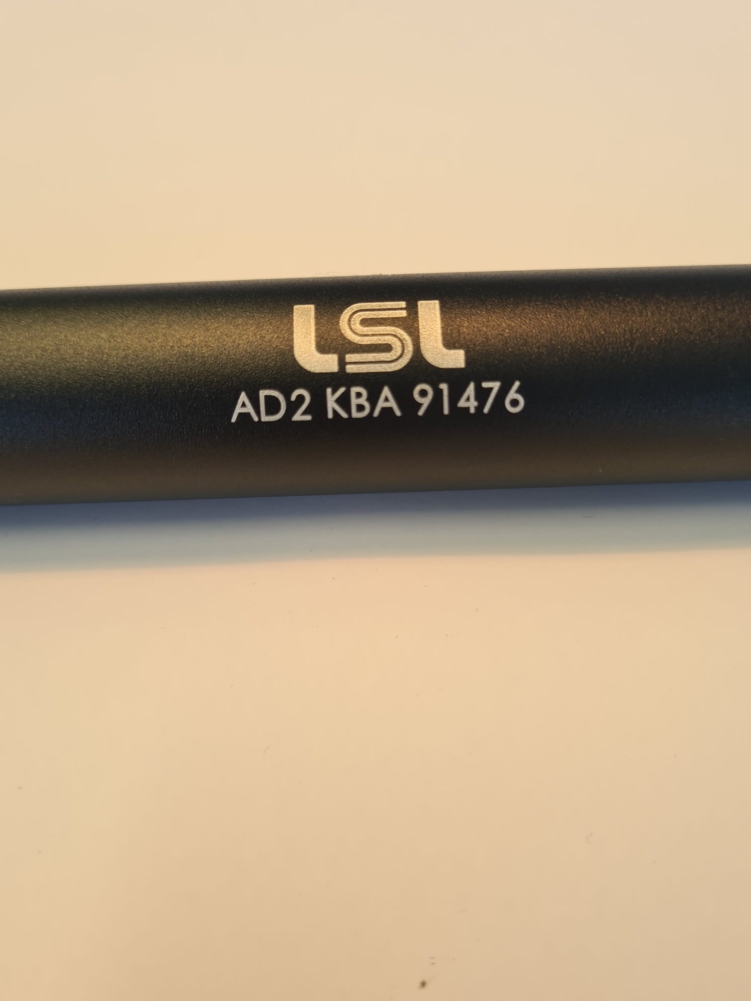 LSL Aluminium handlebar Drag Bar AD 2.4 LL, 1 inch, matt black