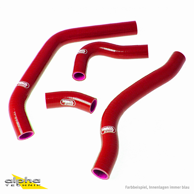 SAMCO SPORT Silicone Hose Kit Red for Honda CBR600F Model Year 1995-1998