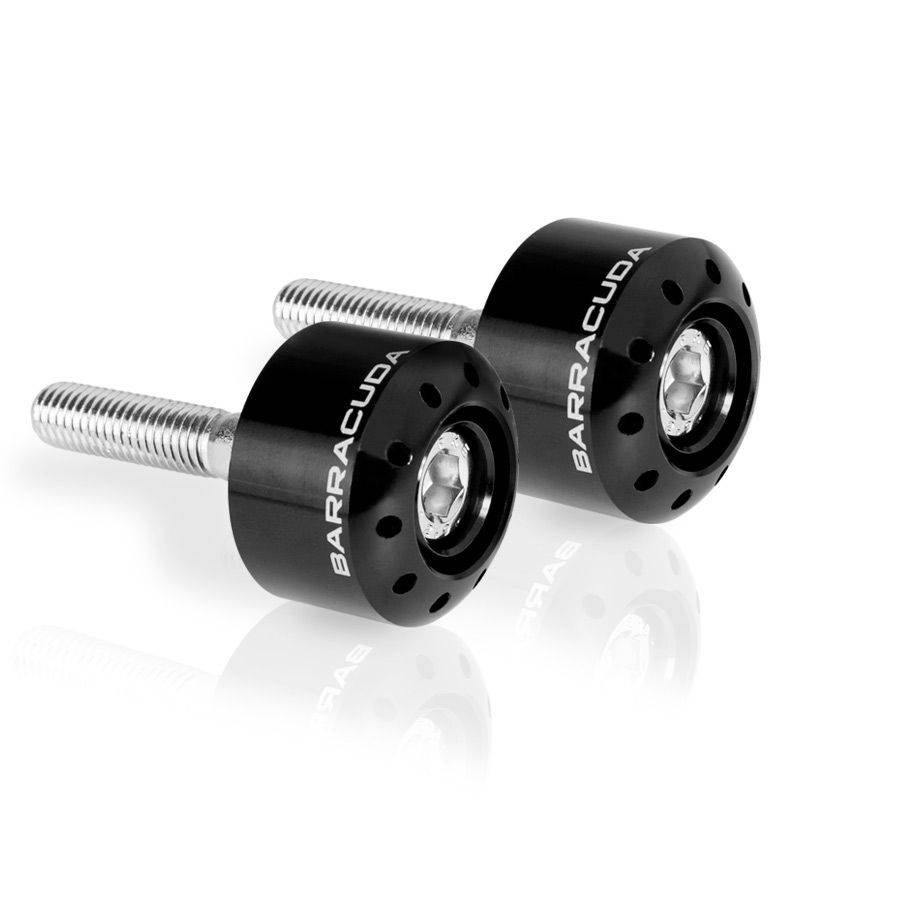 Barracuda handlebar Bar End Weights for BMW Black