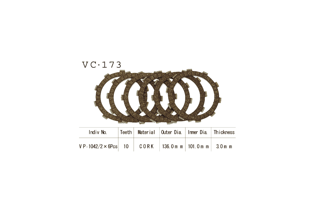 Vesrah clutch disc Kit Honda
