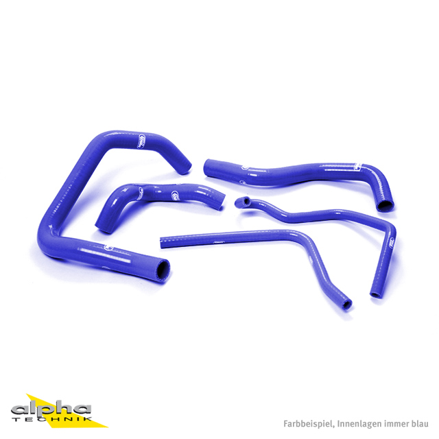SAMCO SPORT Silicone Hose Kit blue for Kawasaki ZX6R ZX6R Model Year 1998-2002