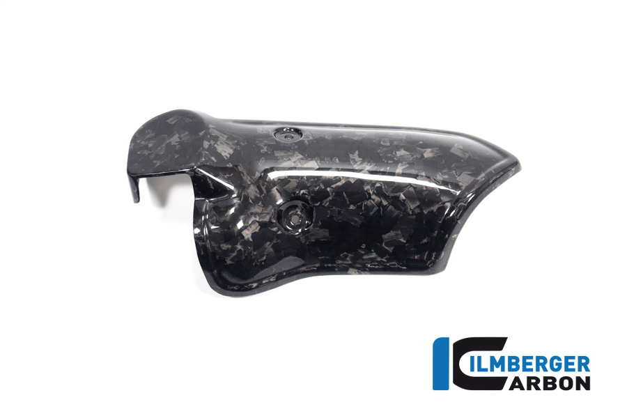 Ilmberger Carbon lower exhaust heat shield, Black Diamond Carbon, gloss, BMW R1300GS 2023-