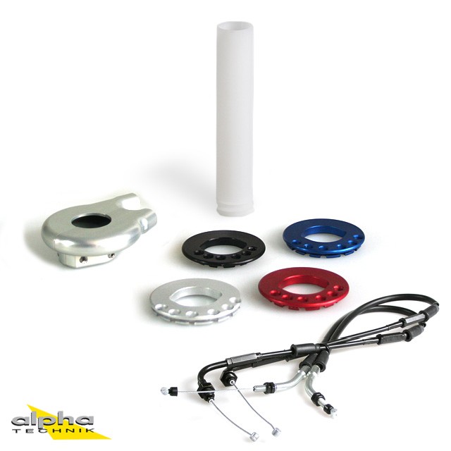 alpha Technik short-throttle grip for Yamaha YZF-R3