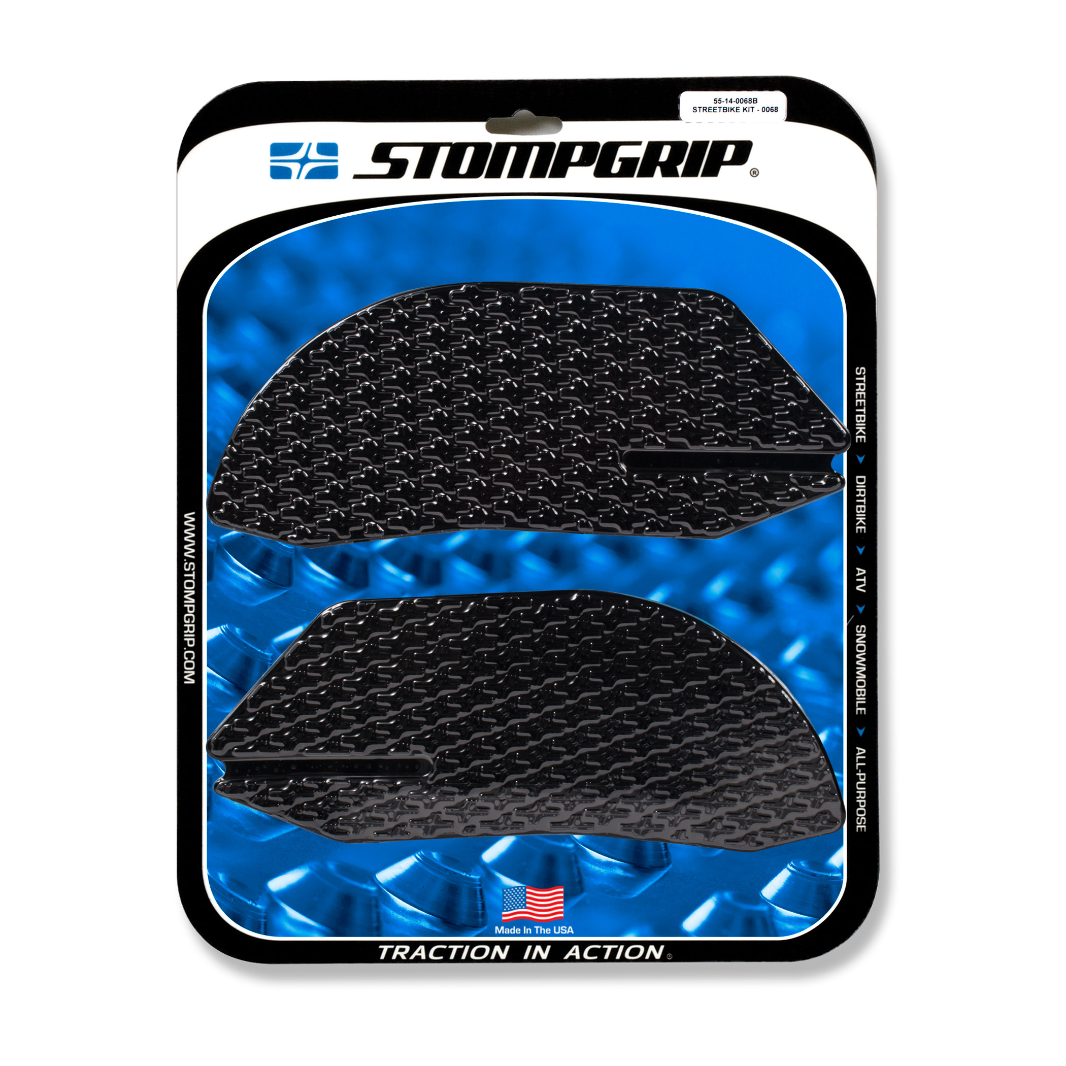 Stompgrip Traction Pads black, for various Ducati models