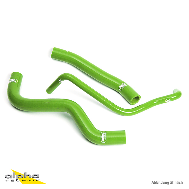 SAMCO SPORT Silicone Hose Kit green for Honda CB600F Hornet model year 1998-2006