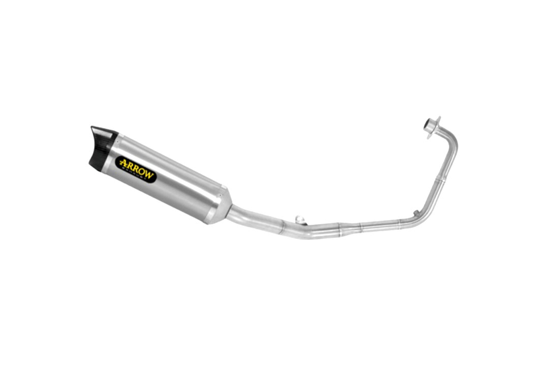 ARROW THUNDER Titanium exhaust system for Honda CB125R from model year 2021-