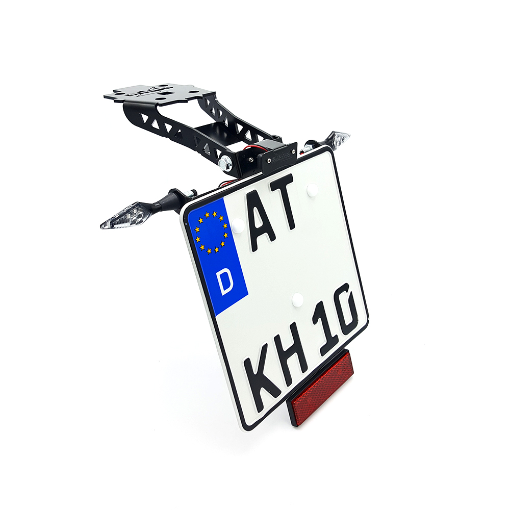 alpha Technik Number Plate Holder Suzuki GSX-S750; Type WC50, WC52; Model Year 2017-