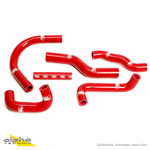 SAMCO SPORT Silicone Hose Kit Red for Honda VFR400 Model Year 1989-1993