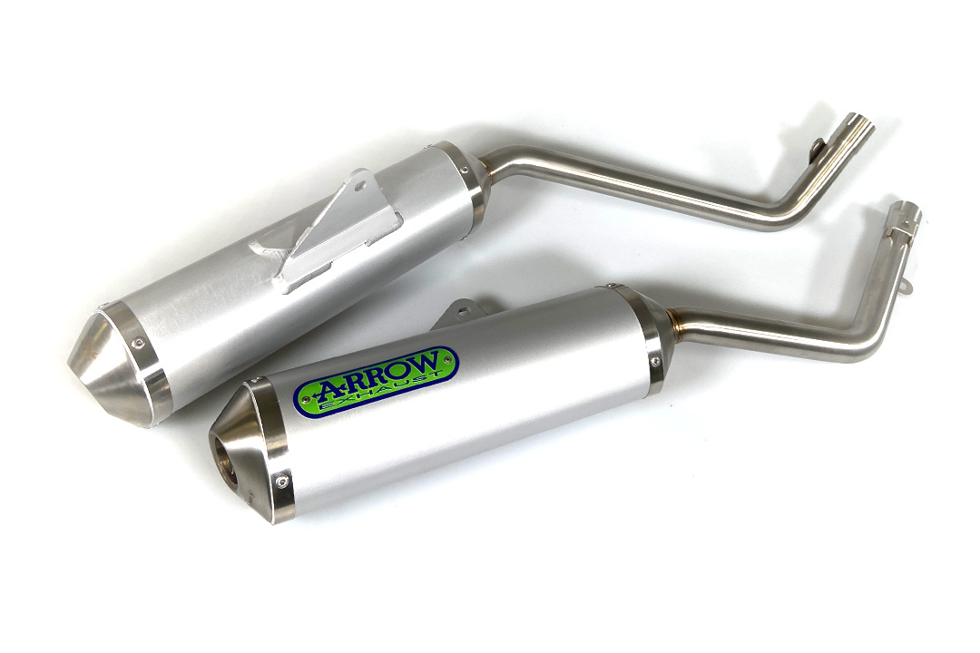 ARROW THUNDER Exhaust for Yamaha XT660R / XT660X Model Year 2004-2016, Aluminium