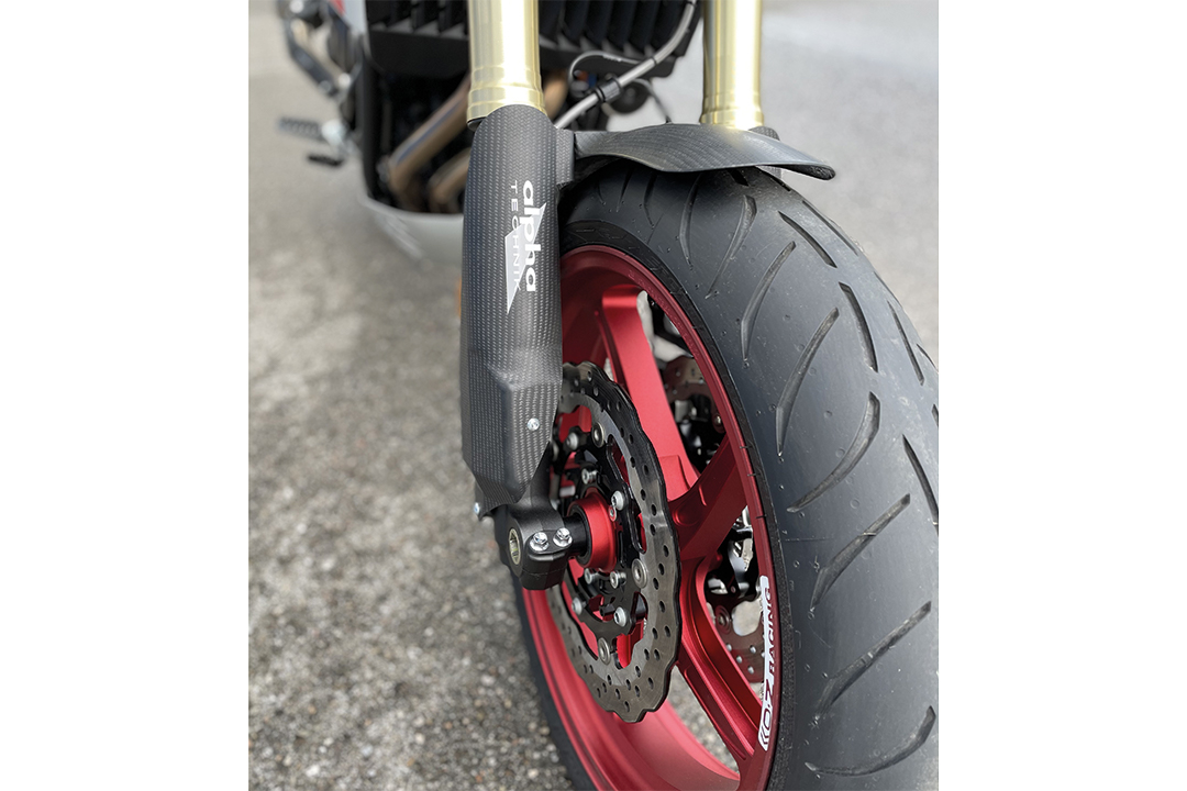OZ Piega Conversion Kit 17" Aluminium Forged Wheels for Yamaha Tenere 700 from 2019 onwards matt red