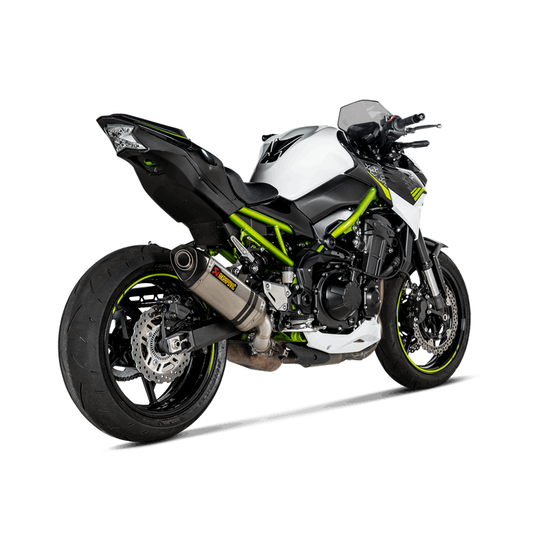 Akrapovic Slip-On Line (Titanium) Exhaust for Kawasaki Z900, Model Year 2017-2021