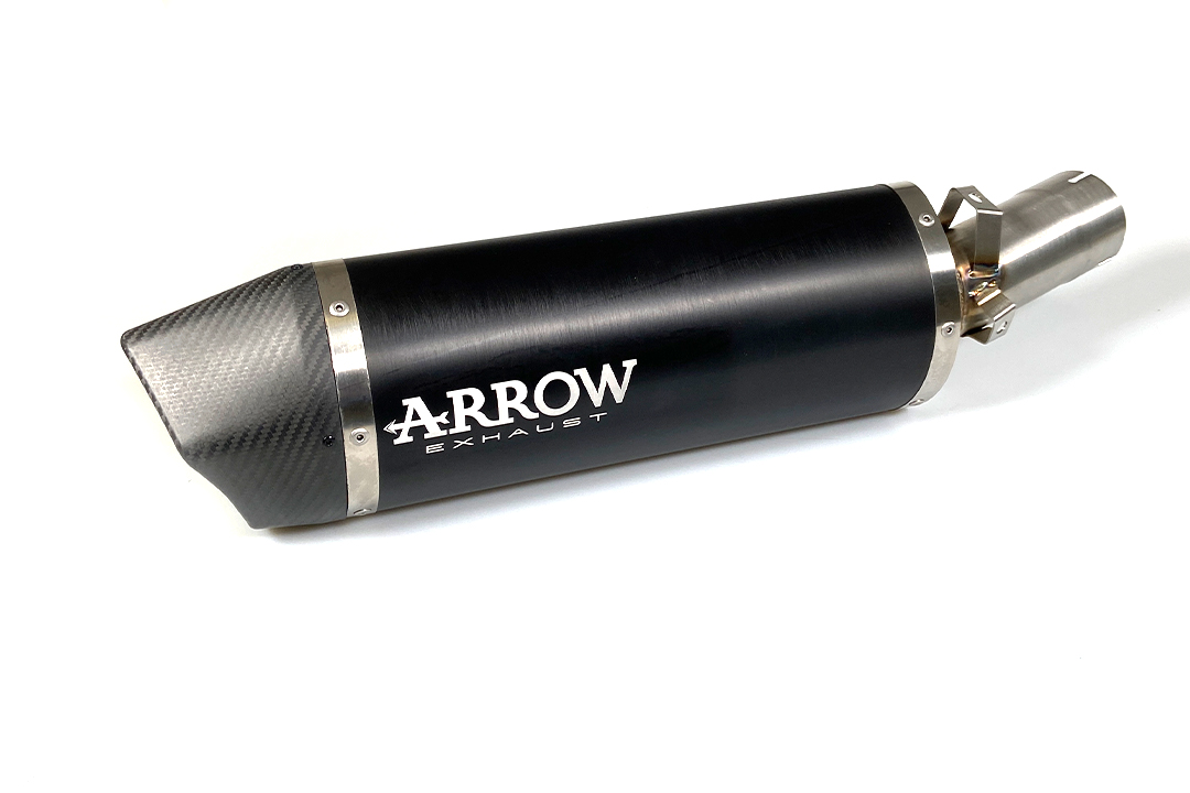 ARROW MAXI RACE TECH exhaust for BMW R1200R / R1200RS 2015-16 in black aluminium
