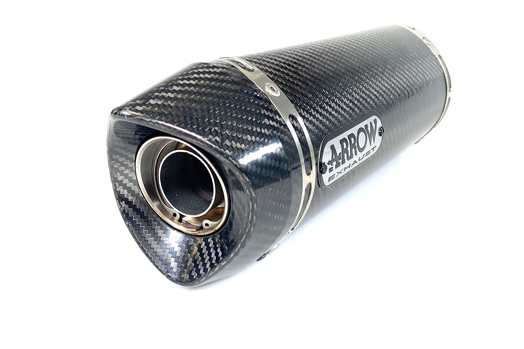 ARROW THUNDER Exhaust for Yamaha MT09 / Tracer 900 2013-, Carbon (Only with ARROW header pipe)