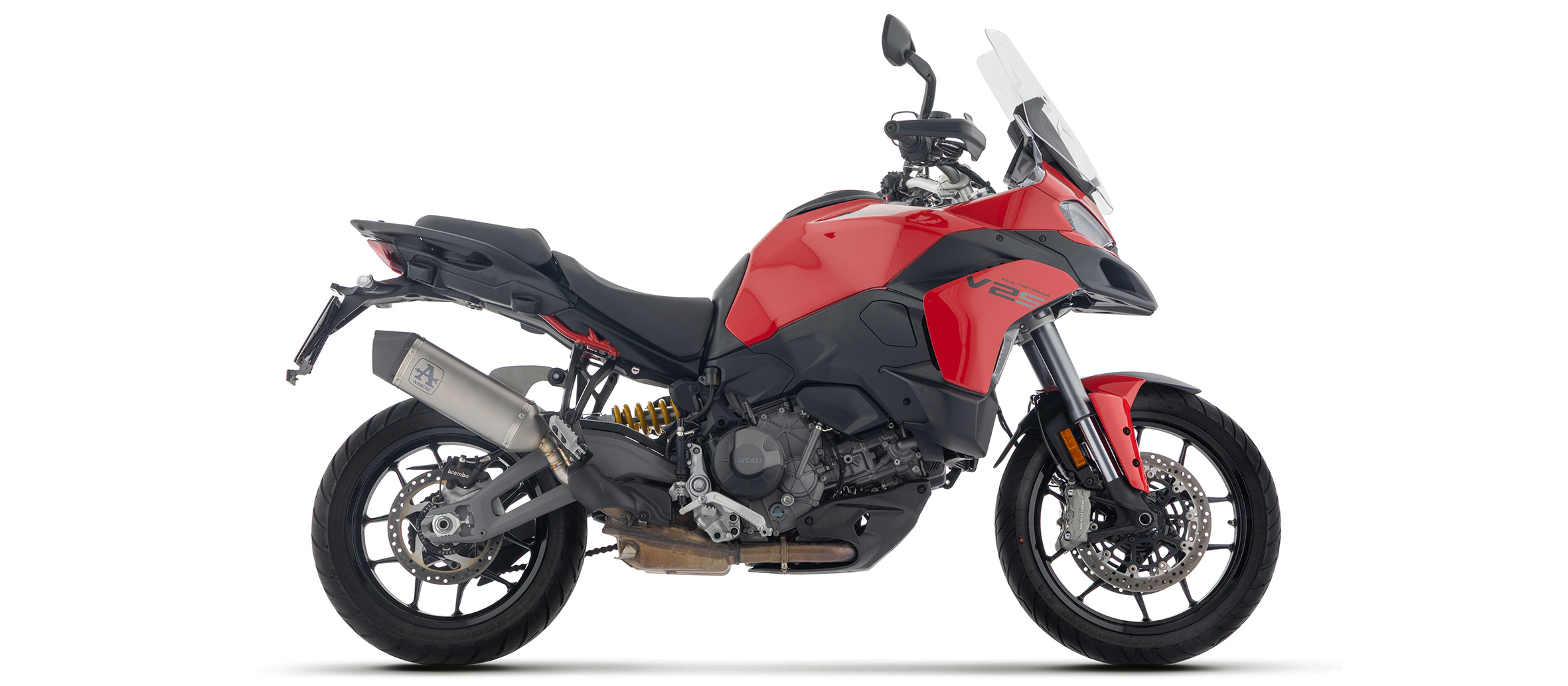 ARROW VELOCE DARK Slip-On Black Titanium, Ducati Multistrada V2, V2S, 2025-
