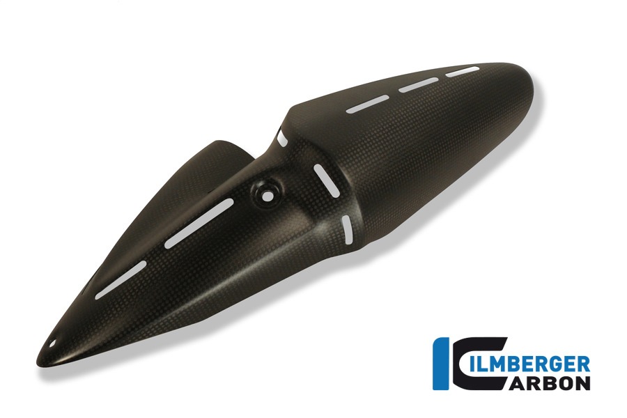 Ilmberger Carbon Exhaust Heat Shield on the muffler/silencer, Carbon