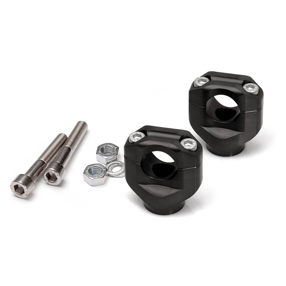 LSL Clamp Block Kit 28.6 mm, for Yamaha MT01, low, black