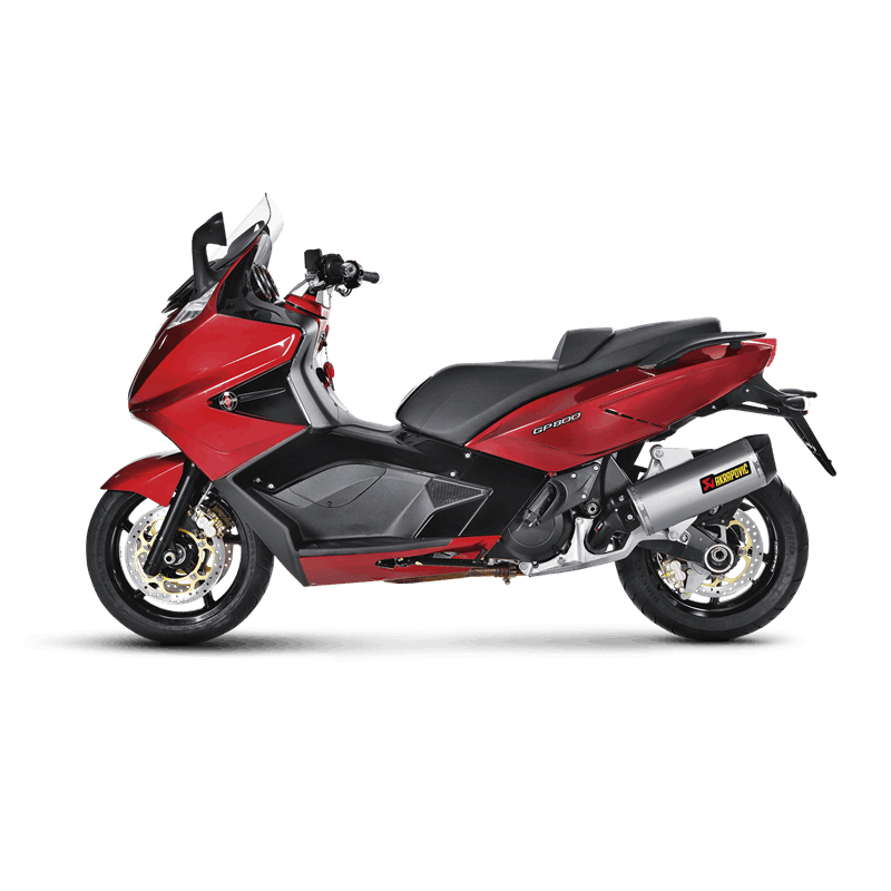 Akrapovic Slip-On Line (SS) silencer for Aprilia SRV 850 year 2012-2016 and Gilera GP 800 year 2008-2015