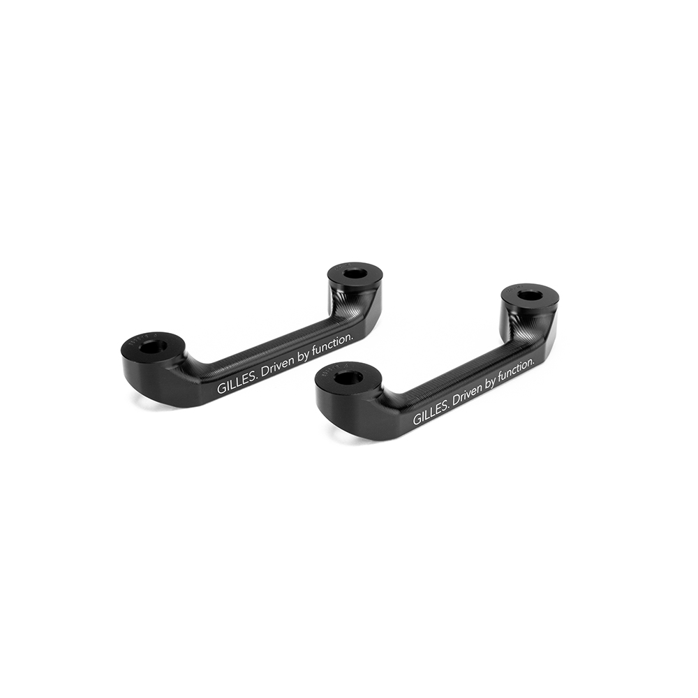 Gilles Pillion Peg Carrier Cover, Black, for BMW S1000RR