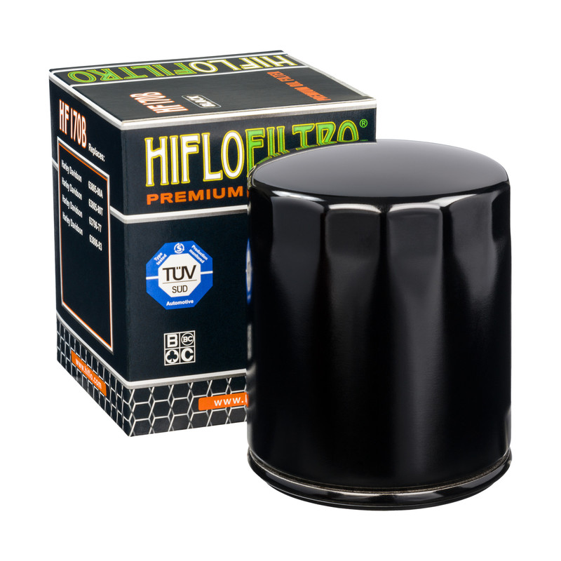 HIFLO oil filter HF170B for various Harley Davidson models with o-ring kit