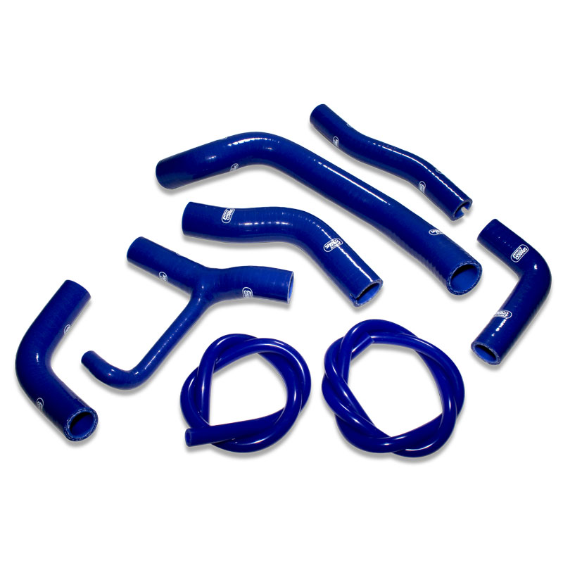 SAMCO SPORT Silicone Hose Kit blue for Ducati Hypermotard 950 (S), 2019-2025