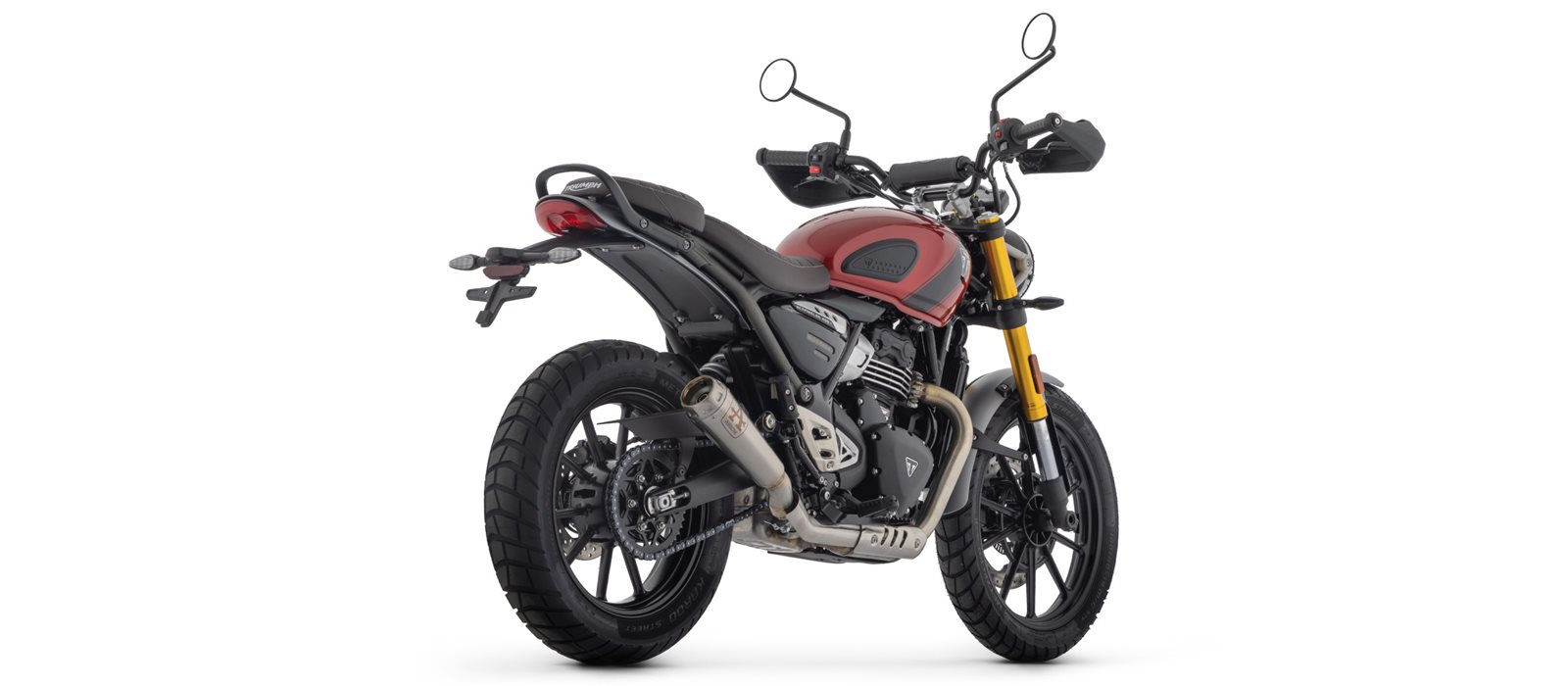 ARROW PRO-RACE Stainless Steel Exhaust for Triumph Scrambler 400X, Speed 400, from Model Year 2024-