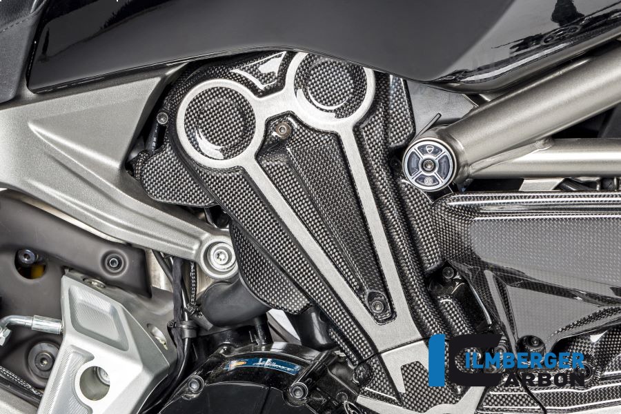 Ilmberger Carbon Air Outlet Duct on toothed belt, timing belt Cover Glossy