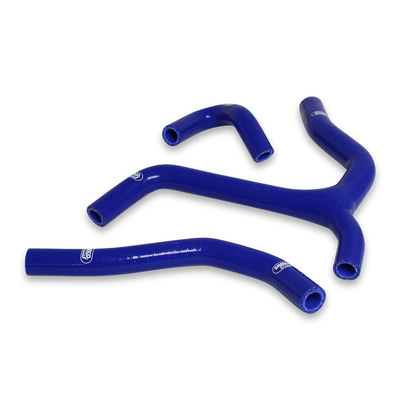 SAMCO SPORT Silicone Hose Kit Y-Piece - Race Design Blue for Kawasaki KX250 (4T), 2025-2026