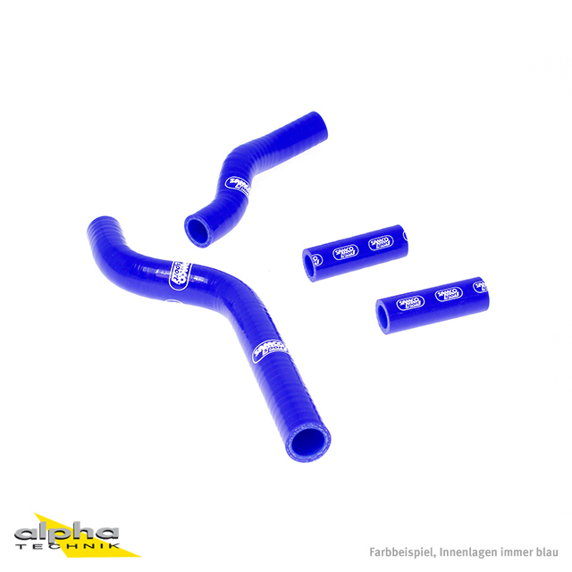 SAMCO SPORT Blue Silicone Hose Kit for Yamaha YZ250 Model Year 2000-2020
