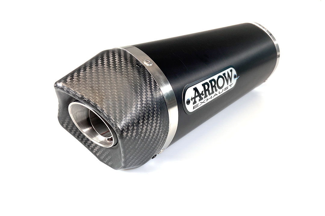 ARROW RACE TECH Exhaust for Honda NC700X/S and NC750X/S and NC700D/750D Integra in black aluminium